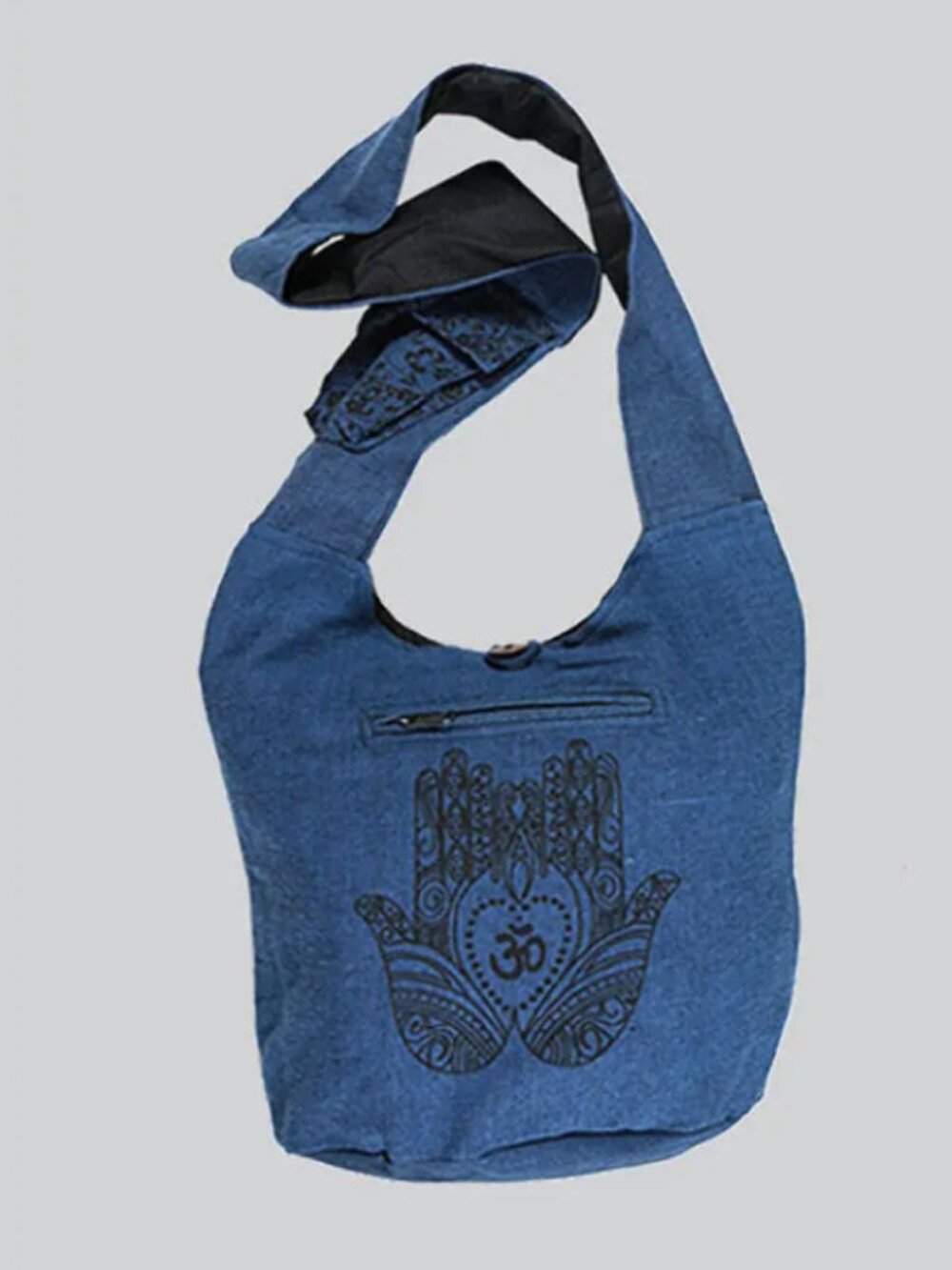 Kathmandu Om & Hands Print totebag